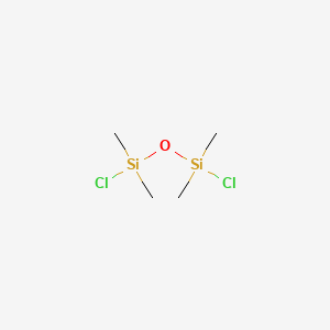 Chemical structure of 1,3-Dichloro-1,1,3,3-tetramethyldisiloxane