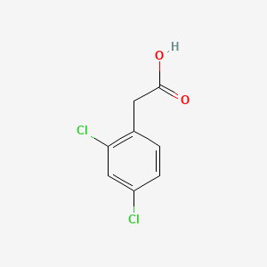 Chemical structure of 2,4-Dichlorophenylacetic acid