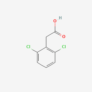 Chemical structure of 2,6-Dichlorophenylacetic acid