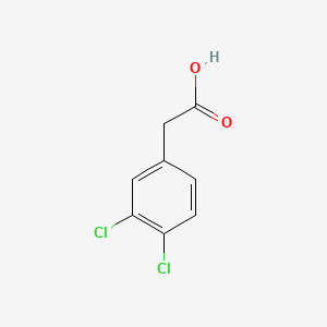 Chemical structure of 3,4-Dichlorophenylacetic acid