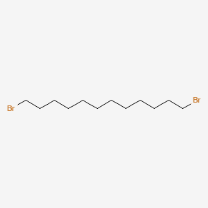 Chemical structure of 1,12-Dibromododecane