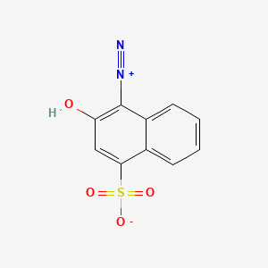 Chemical structure of 1-Diazo-2-naphthol-4-sulfonic acid