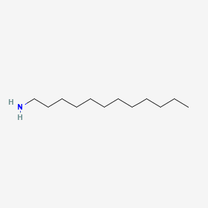 Chemical structure of Dodecylamine