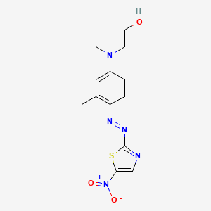 Chemical structure of Disperse Blue 106