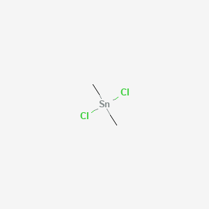 Chemical structure of Dimethyltin Dichloride