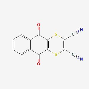 Chemical structure of Dithianon