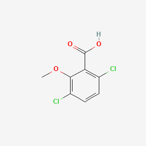 Chemical structure of Dicamba