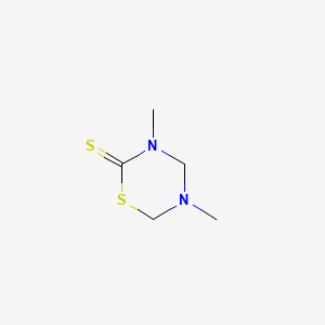 Chemical structure of Dazomet