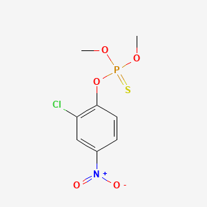 Chemical structure of Dicapthon