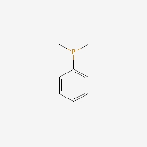 Chemical structure of Dimethylphenylphosphine