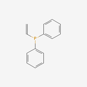 Chemical structure of Diphenylvinylphosphine
