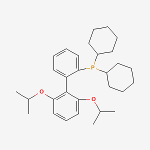 Chemical structure of 2-Dicyclohexylphosphino-2′,6′-diisopropoxybiphenyl