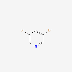 Chemical structure of 3,5-Dibromopyridine