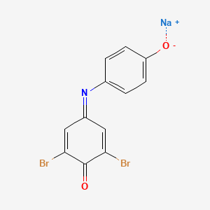 Chemical structure of 2,6-Dibromoindophenol Sodium Salt