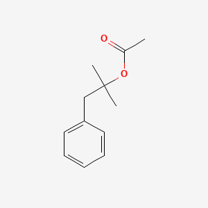 Chemical structure of α,α-Dimethylphenethyl acetate