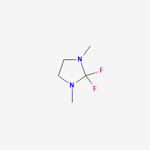 Chemical structure of 2,2-Difluoro-1,3-dimethylimidazolidine