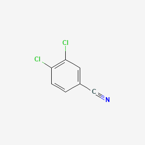 Chemical structure of 3,4-Dichlorobenzonitrile