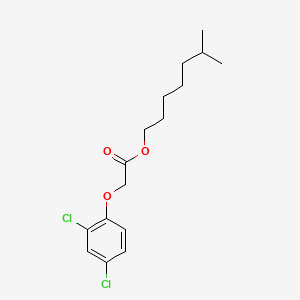 Chemical structure of 2,4-D isooctyl ester