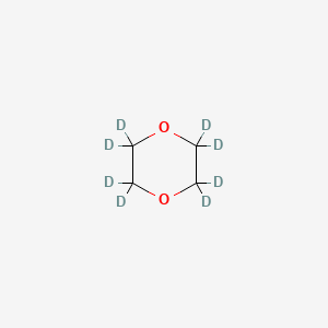 Chemical structure of 1,4-Dioxane-d8