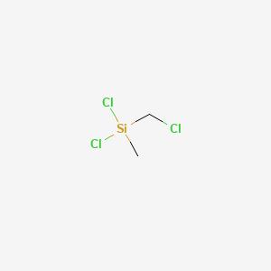 Chemical structure of Dichloro(chloromethyl)methylsilane