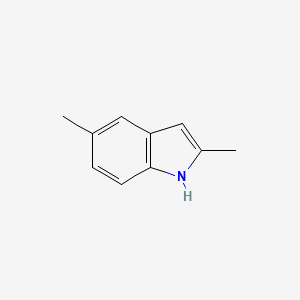 Chemical structure of 2,5-Dimethylindole