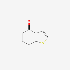 Chemical structure of 6,7-Dihydro-4-benzo[b]thiophenone