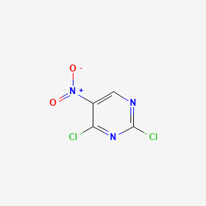 Chemical structure of 2,4-Dichloro-5-nitropyrimidine