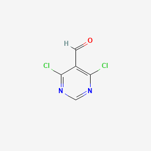 Chemical structure of 4,6-Dichloropyrimidine-5-carboxaldehyde