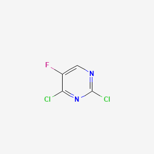 Chemical structure of 2,4-Dichloro-5-fluoropyrimidine
