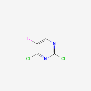 Chemical structure of 2,4-Dichloro-5-iodopyrimidine