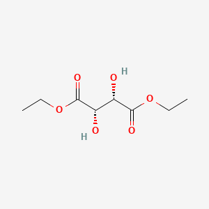 Chemical structure of Diethyl D-(-)-Tartrate