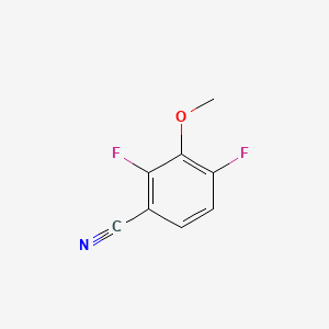 Chemical structure of 2,4-Difluoro-3-methoxybenzonitrile