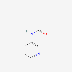 Chemical structure of 2,2-Dimethyl-N-(3-pyridyl)propionamide