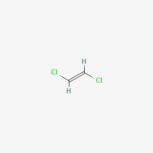 Chemical structure of Trans-1,2-Dichloroethylene