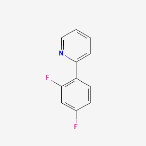 Chemical structure of 2-(2,4-Difluorophenyl)pyridine