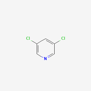 Chemical structure of 3,5-Dichloropyridine