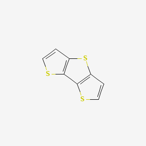 Chemical structure of Dithieno[3,2-b:2',3'-d]thiophene