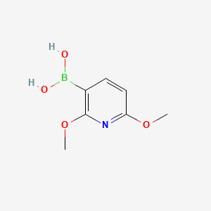 Chemical structure of 2,6-Dimethoxy-3-pyridineboronic acid