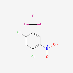 Chemical structure of 2,4-Dichloro-5-nitrobenzotrifluoride