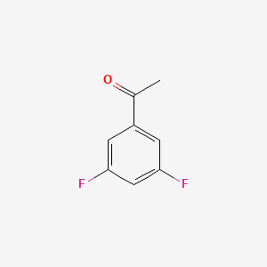 Chemical structure of 3',5'-Difluoroacetophenone
