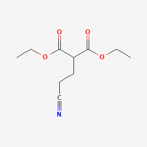 Chemical structure of Diethyl (2-cyanoethyl)malonate