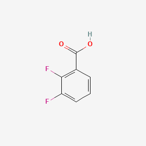 Chemical structure of 2,3-Difluorobenzoic Acid