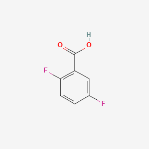 Chemical structure of 2,5-Difluorobenzoic acid