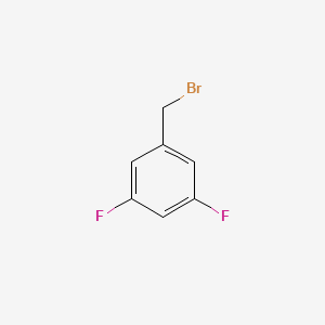 Chemical structure of 3,5-Difluorobenzyl bromide