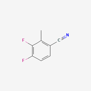 Chemical structure of 3,4-Difluoro-2-methylbenzonitrile
