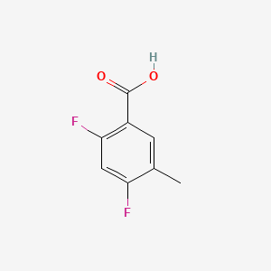 Chemical structure of 2,4-Difluoro-5-methylbenzoic acid