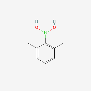 Chemical structure of 2,6-Dimethylphenylboronic acid