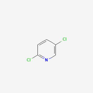 Chemical structure of 2,5-Dichloropyridine