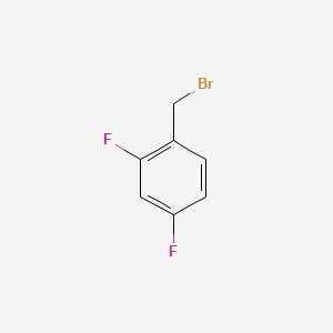 Chemical structure of 2,4-Difluorobenzyl Bromide