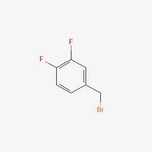 Chemical structure of 3,4-Difluorobenzyl Bromide
